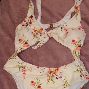 floral one piece